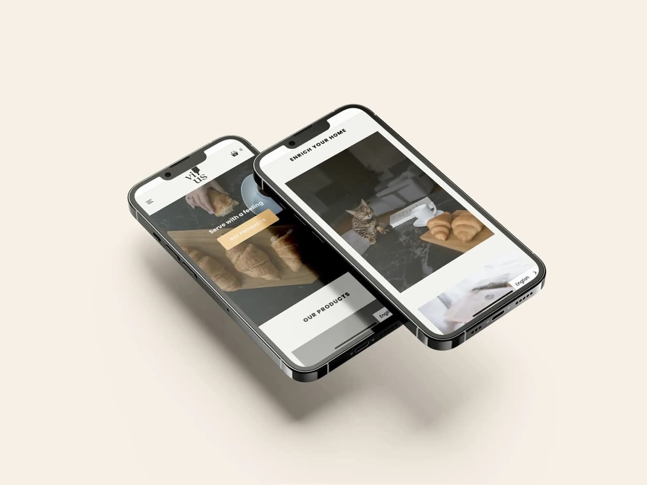 Vitus Iphone mockup