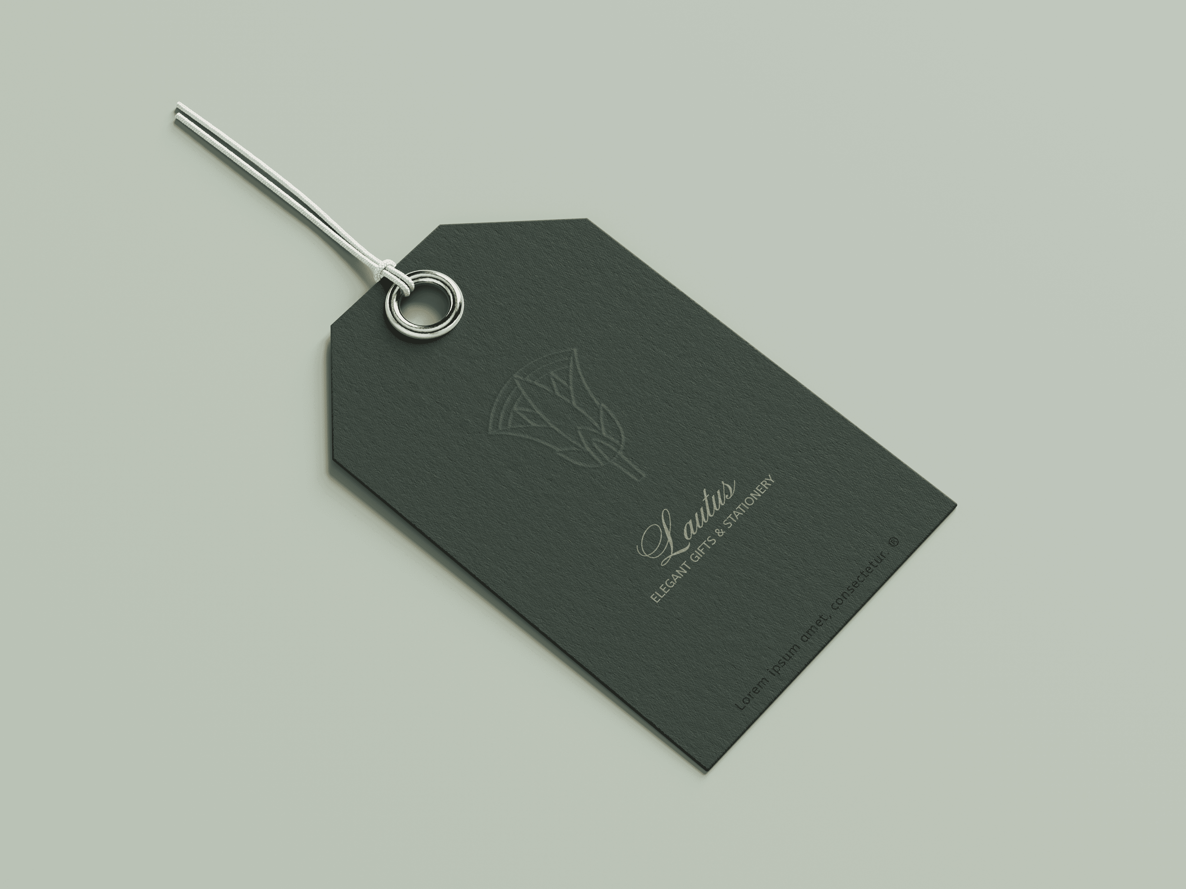 Label tag mockup