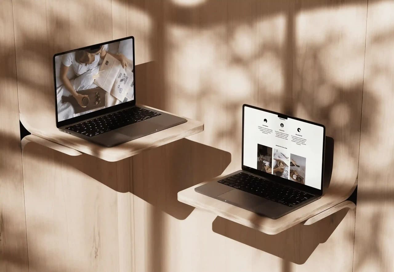Vitus Macbooks mockup